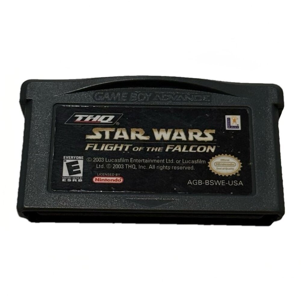 Star Wars Flight of the Falcon GBA - Nintendo Game Boy Advance 2003 Game Tested